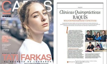 Reportaje Revista Caras: CLÍNICAS QUIROPRÁCTICAS RAQUIS