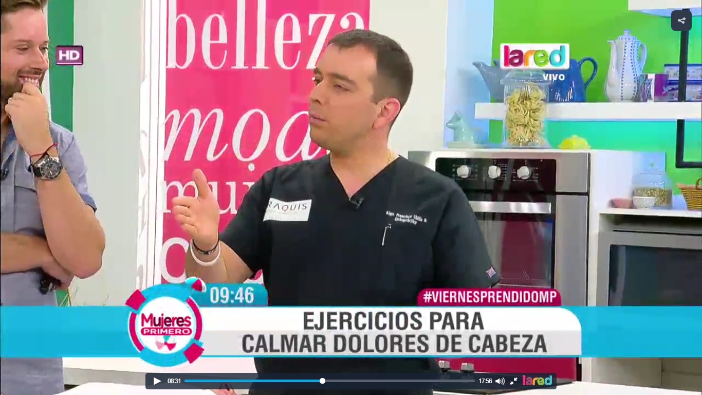 Hoy estuvimos en el programa Mujeres Primero de La Red: Ejercicios para calmar el dolor de cabeza